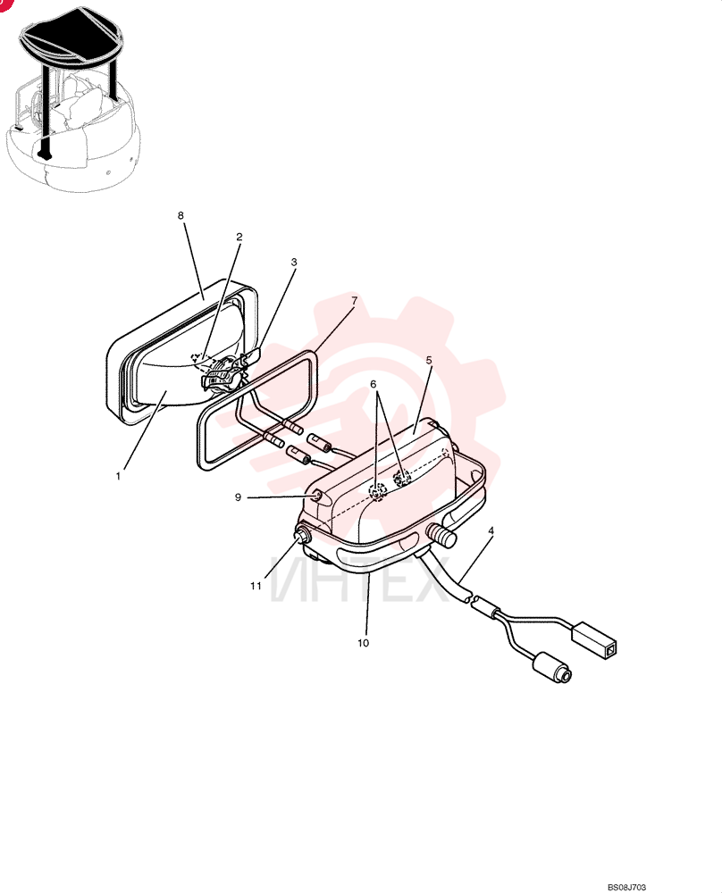 LIGHT ASSY. PW80S00003F1
