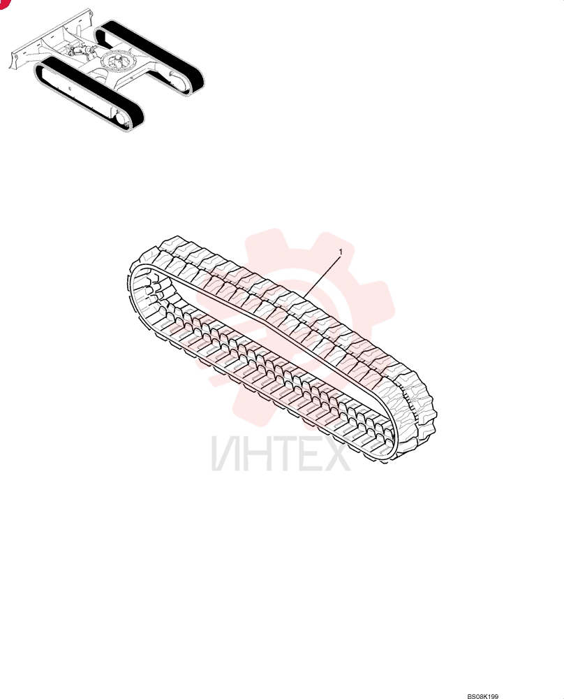 RUBBER TRACK PY61D00014P1