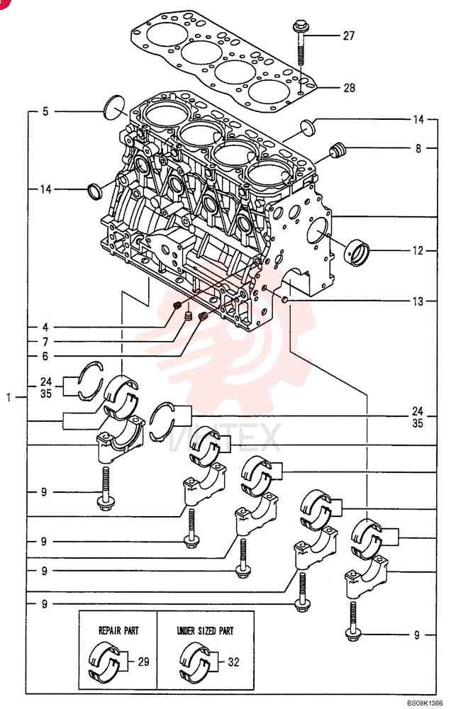 SHORT ENGINE VV72960201560