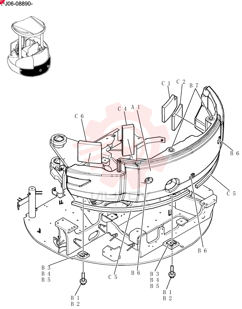 Counterweight Assy PY60C00014F1