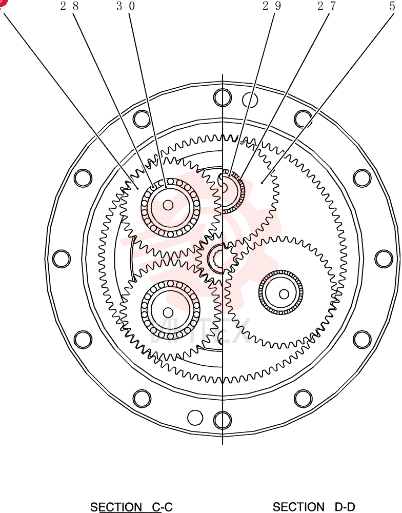GEAR PH15V00012S005