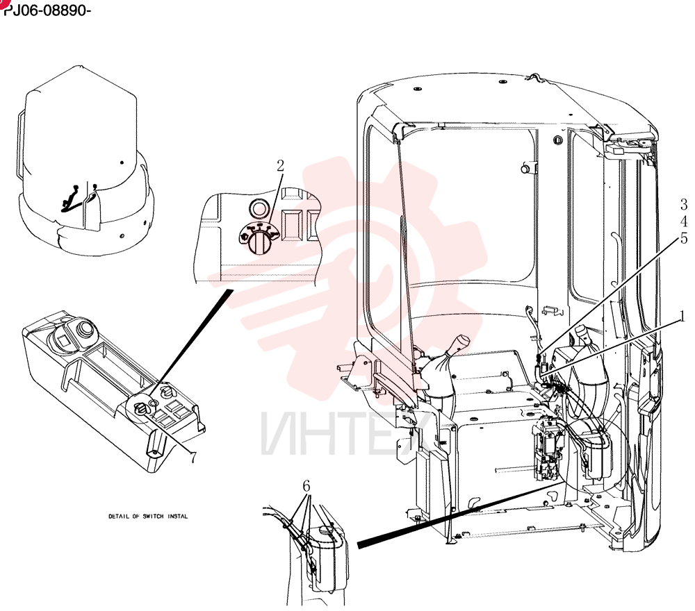 Harness Assy, Cab PW14E00002F1