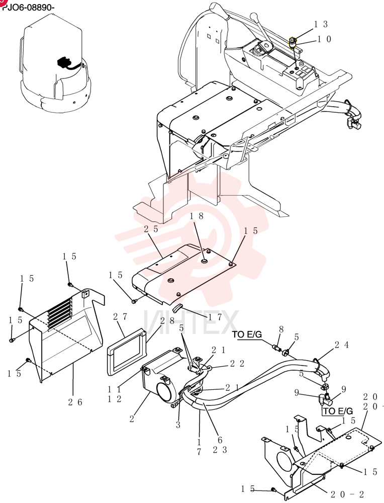 Hose Assy, Heater PH21M00011F1