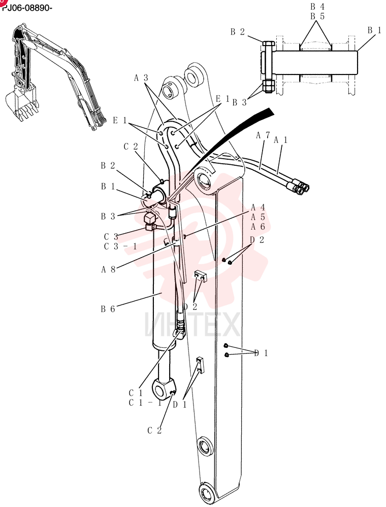 Hyd Lines, Arm PY43H00024F1
