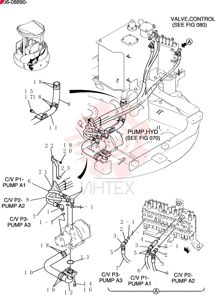 Hyd Lines, Pump PY30H00005F1