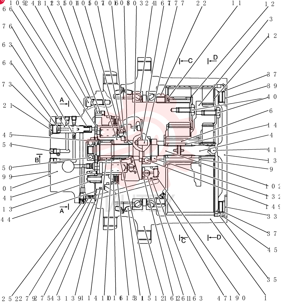 HYDRAULIC MOTOR PH15V00012F1