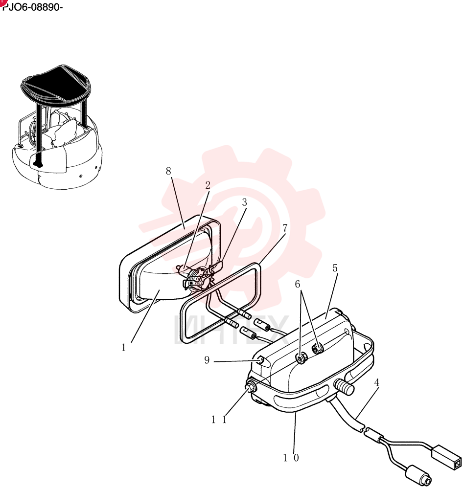 LIGHT ASSY. PW80S00003F1