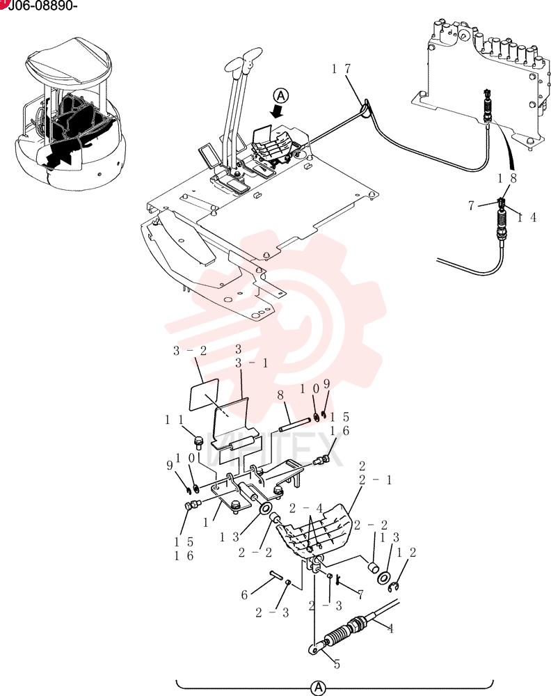 Pedal Instal PH55M00005F1
