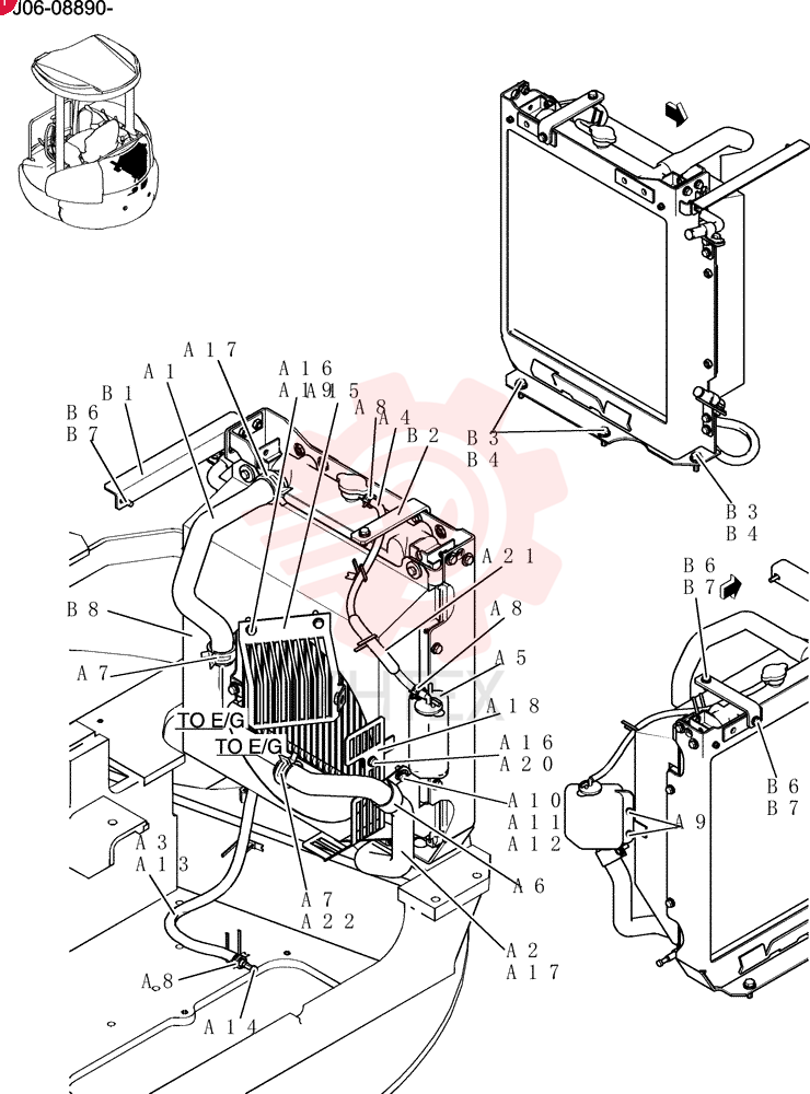 Radiator Group PH05P00017F1