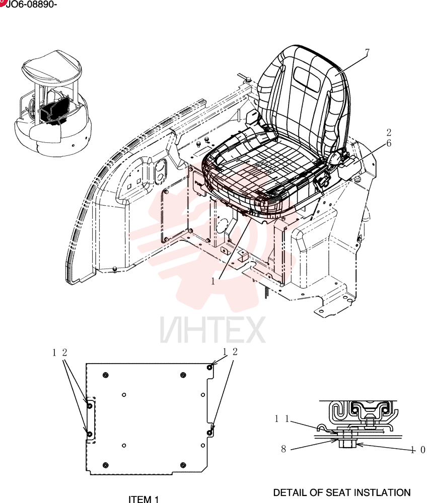 Seat Instal PW25M00029F1