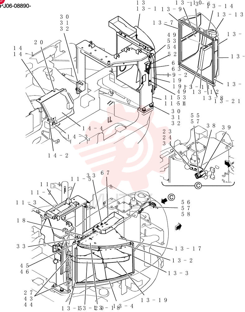 Support Assy PH21C01574F1 (1)