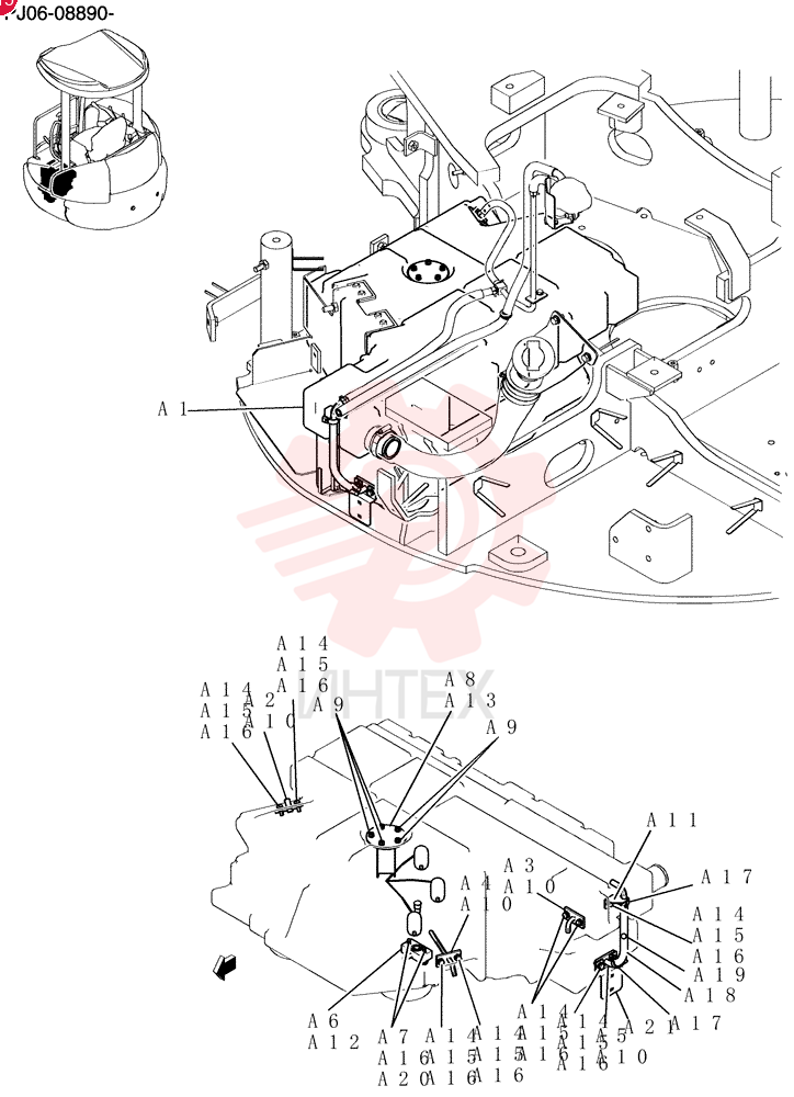 Tank Assy, Fuel PH20P00017F1 (1)