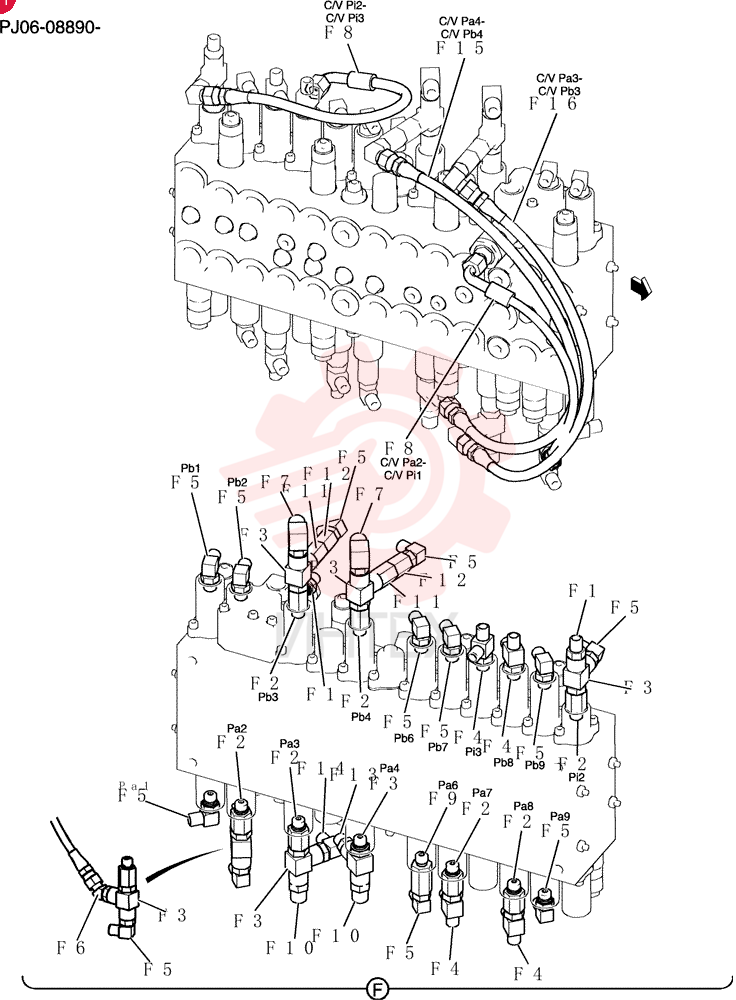 Valve Instal (right Side Std) PY64H00066F1 (3)