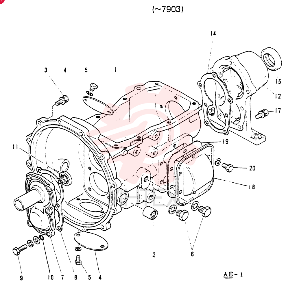 BEARING, NEEDLE (FOR M0,M1 ONLY)