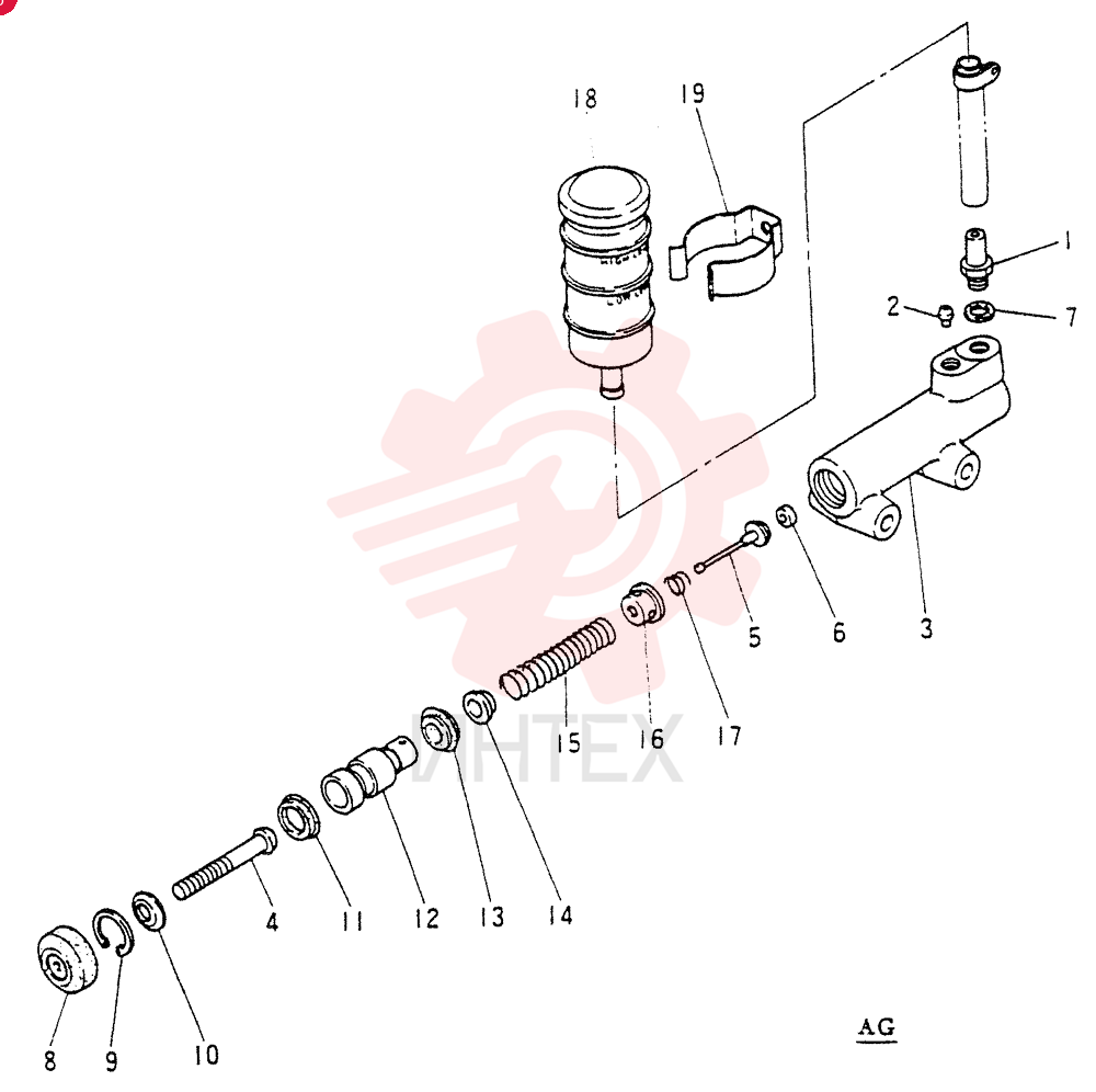 CLUTCH MASTER CYLINDER ASSY (FOR M0 ONLY)