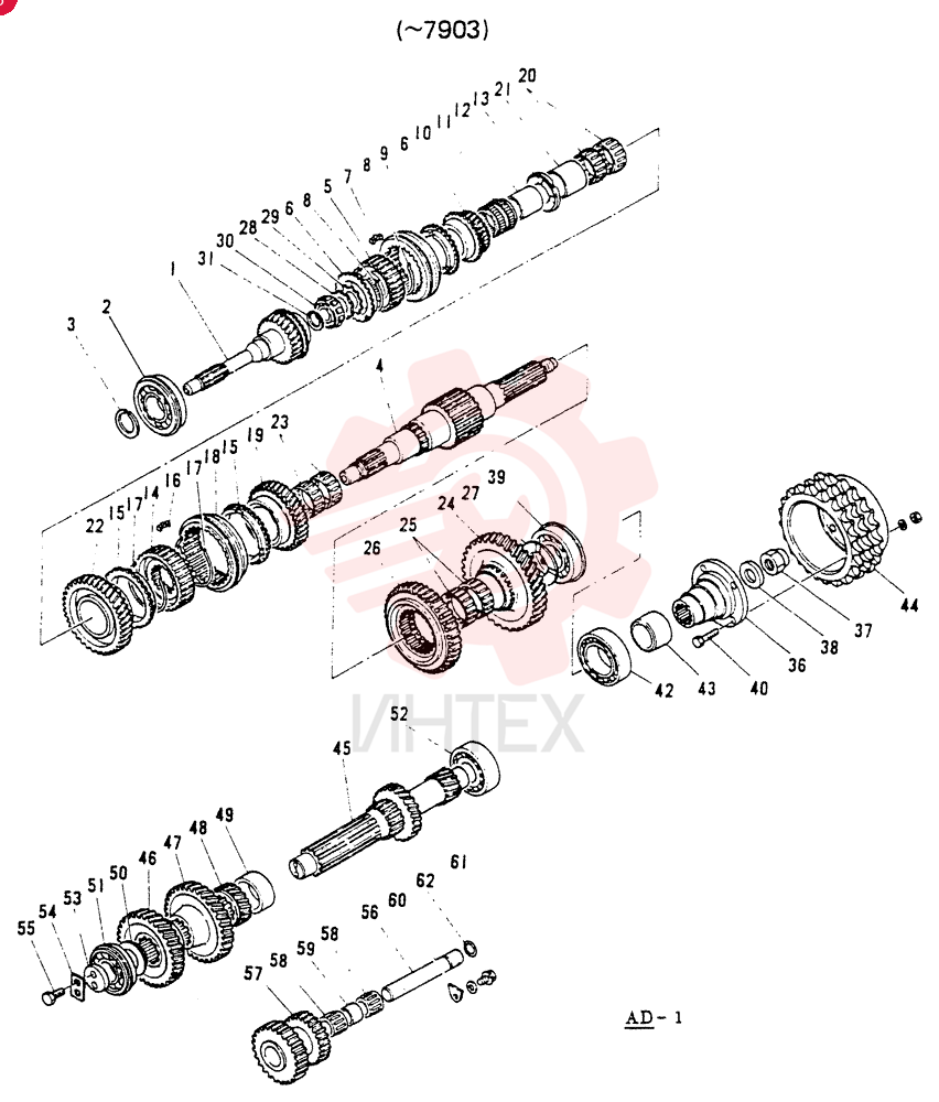 DRIVE PINION, DRIVE (FOR M0 ONLY)
