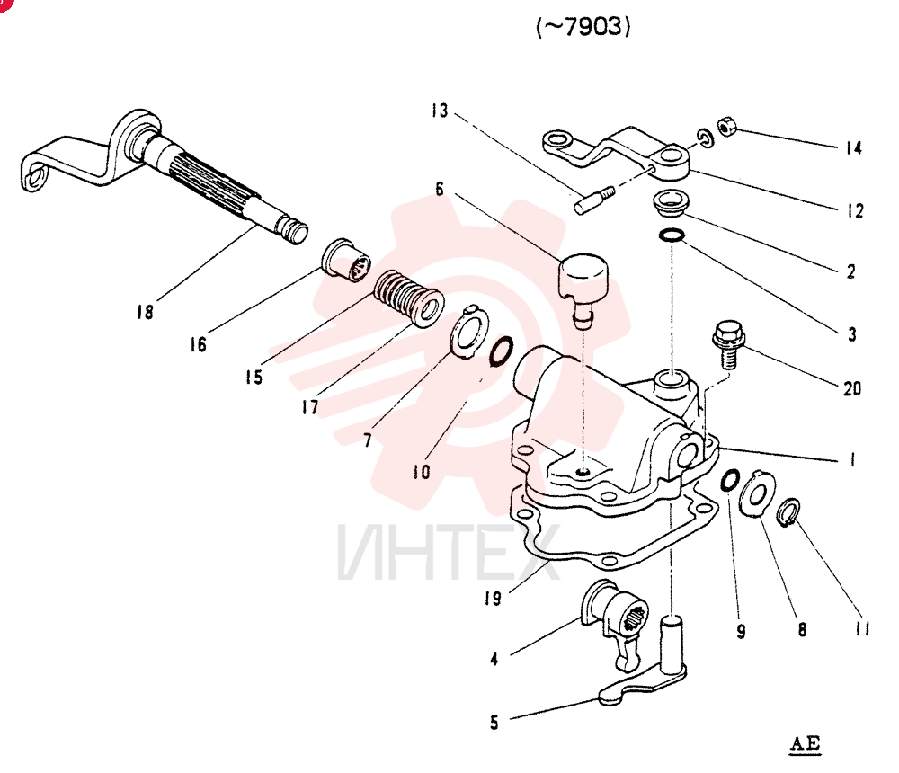 GEAR SHIFTER UPPER ASSY VA4411610002