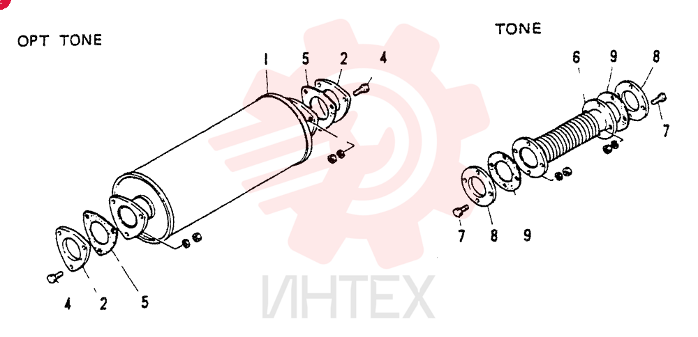MUFFLER ASSY (FOR M0, M1 ONLY)