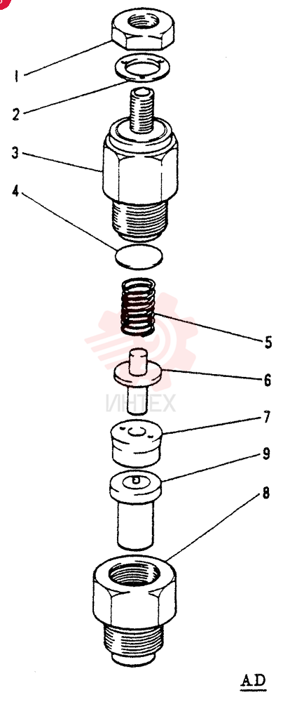 Схема (65R5C) - MITSUBISHI DIESEL ENGINE - LK300A WHEEL LOADER (1/06-12/06) VAME016506