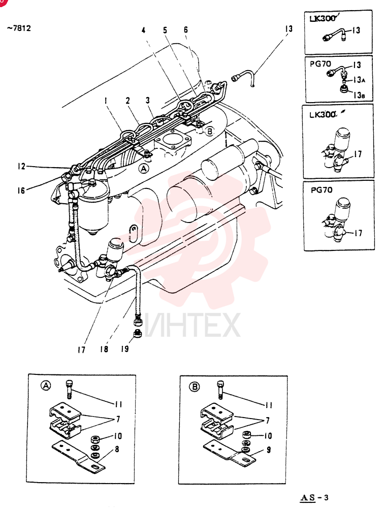 Схема (65R5C) - MITSUBISHI DIESEL ENGINE - LK300A WHEEL LOADER (1/06-12/06) VA3176123100 (1)