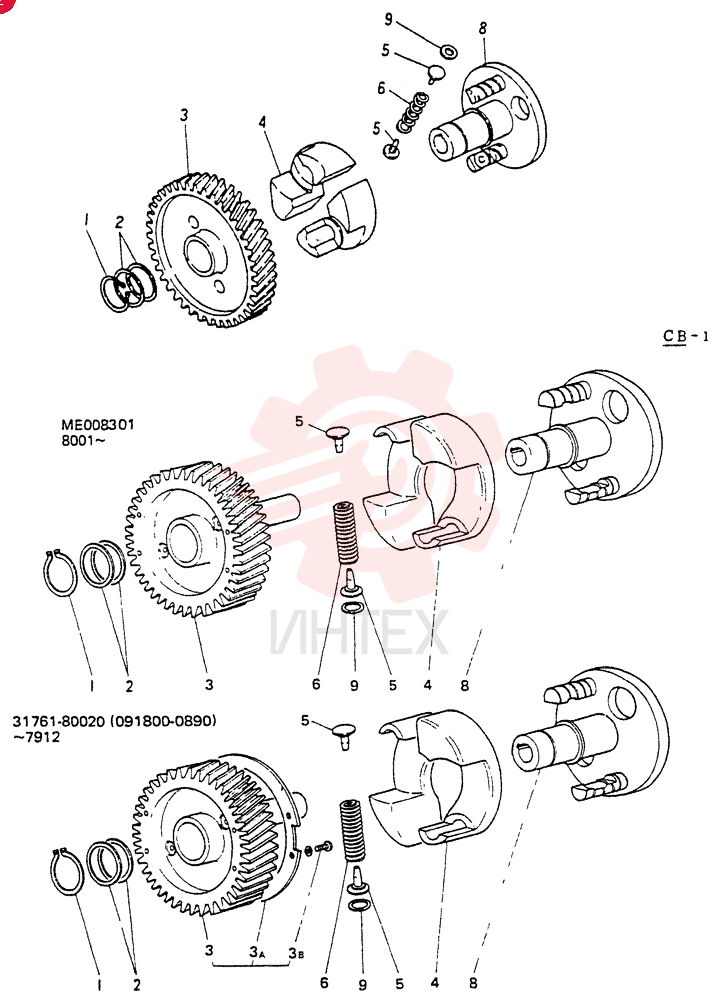 AUTOMATIC TIMER ASSY, (N.D.K NO.) 091800-0541 (FOR M0 ONLY), Start Year: 01-MAR-81