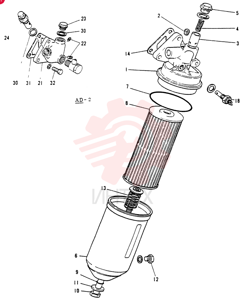 OIL FILTER ASSY (FOR M0 ONLY)