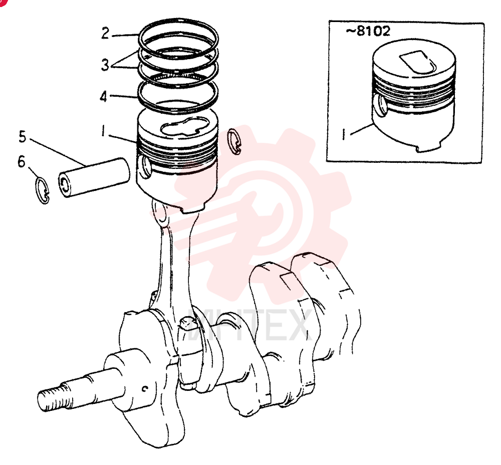 PISTON VAME002044