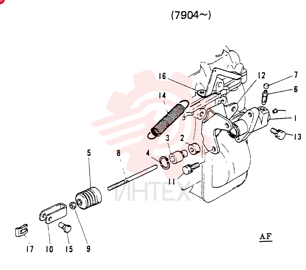 POWER CYLINDER ASSY (FOR M0 ONLY), Start Year: 01-AUG-80