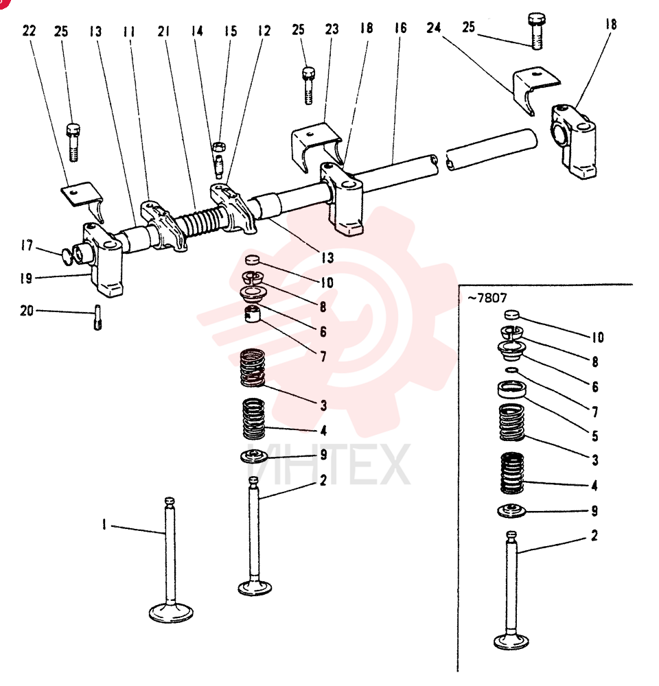 Схема (65R5P) - MITSUBISHI DIESEL ENGINE - LK300A WHEEL LOADER (1/06-12/06) VAME001115