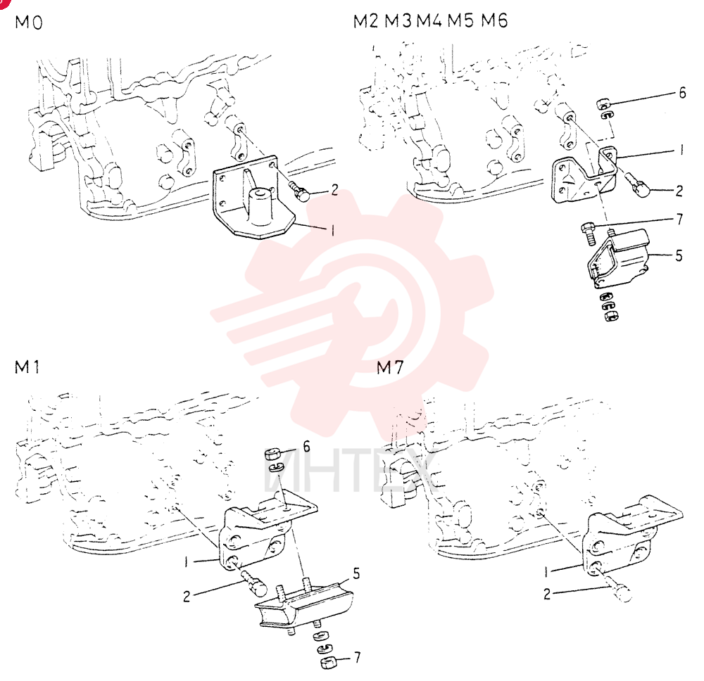 BRACKET,MOUNTING FR (FOR M0 ONLY) VAME039147 (1)