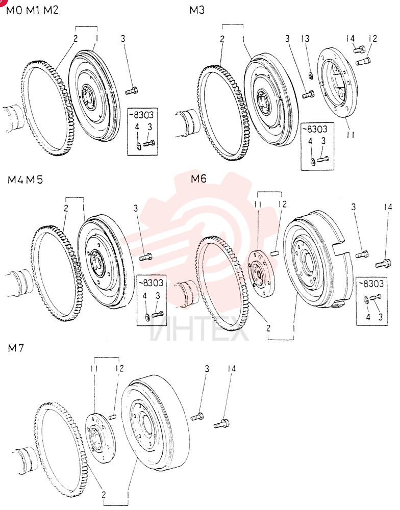 FLYWHEEL   ASSY, FOR M0 ONLY