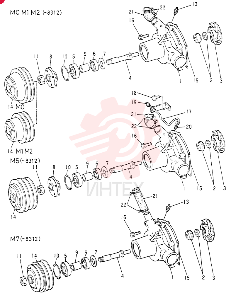 WATER PUMP VAME037709 (2)