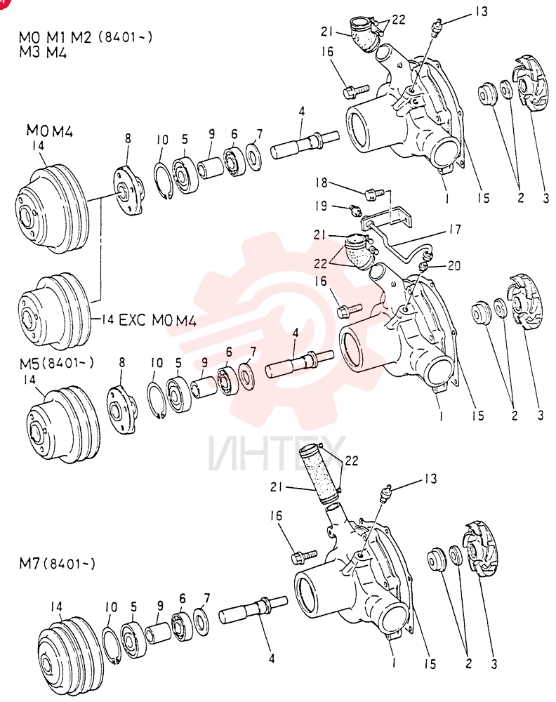 WATER PUMP VAME037709 (1)