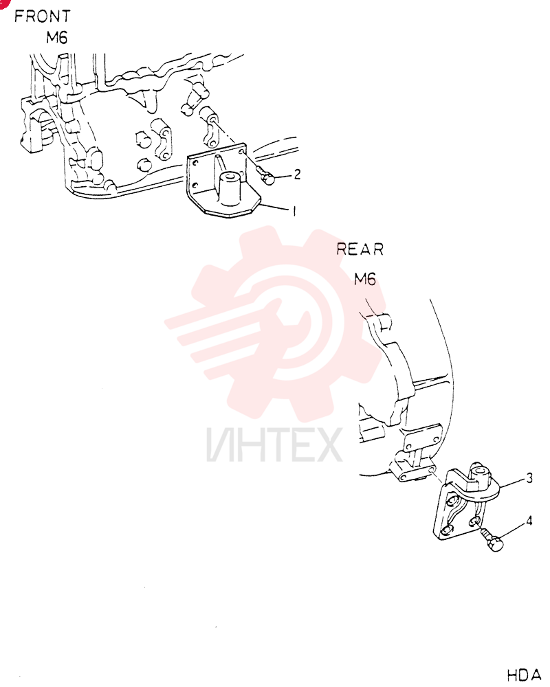BRACKET,MOUNTING   FR VAME047070