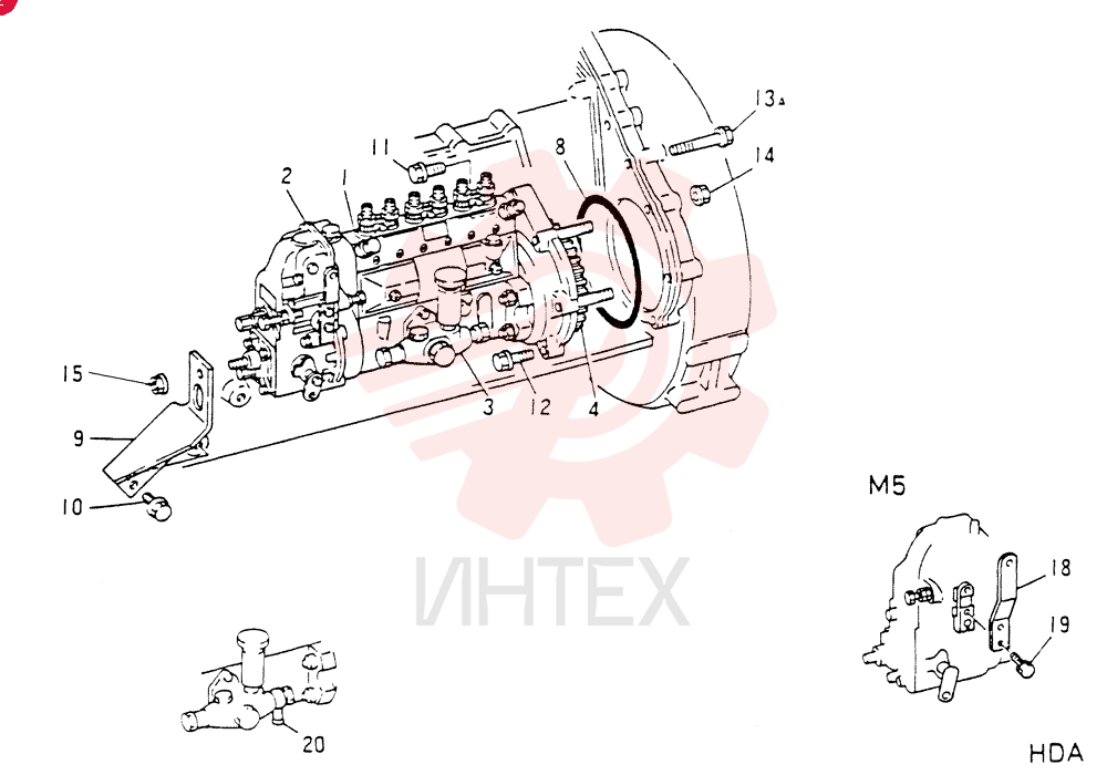 FUEL INJECTION PUMP VAME032957