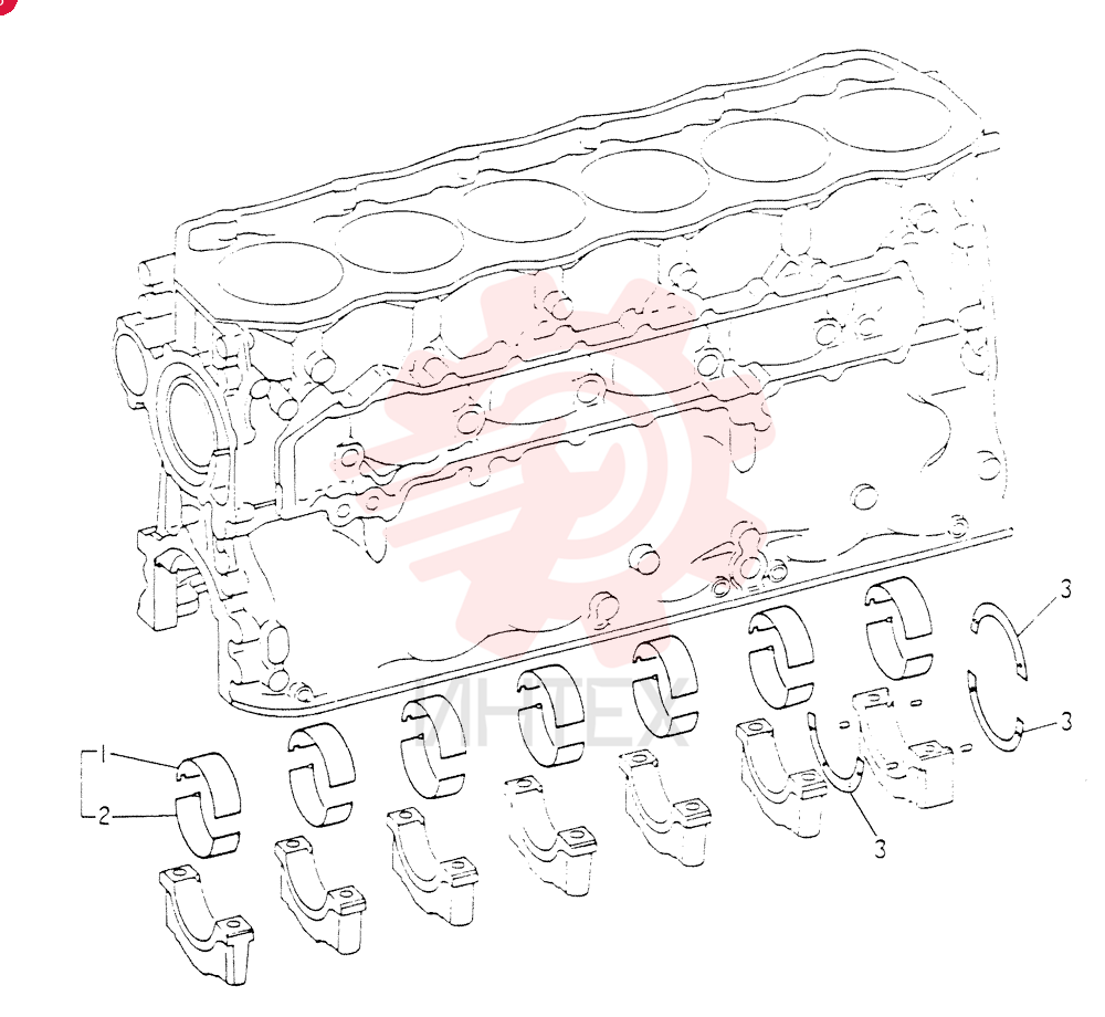 SET OF STD MAIN BRGS VAME999199