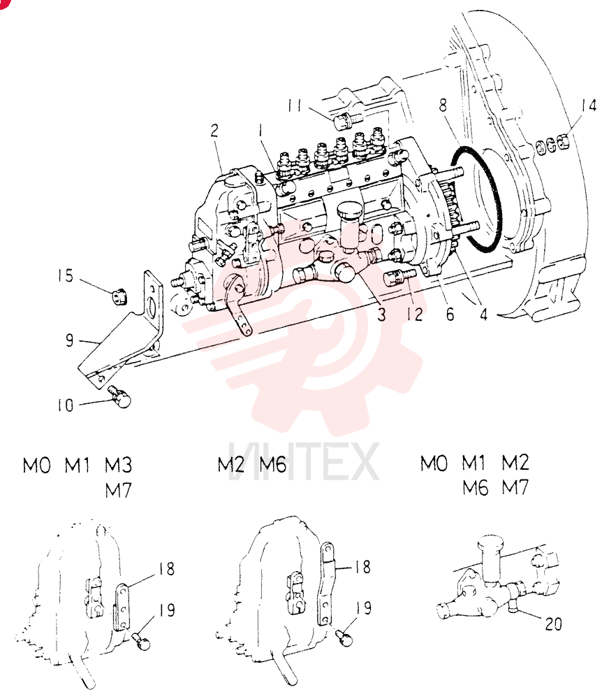 INJECTION   PUMP   GENERAL   ASSY (FOR M0 ONLY)
