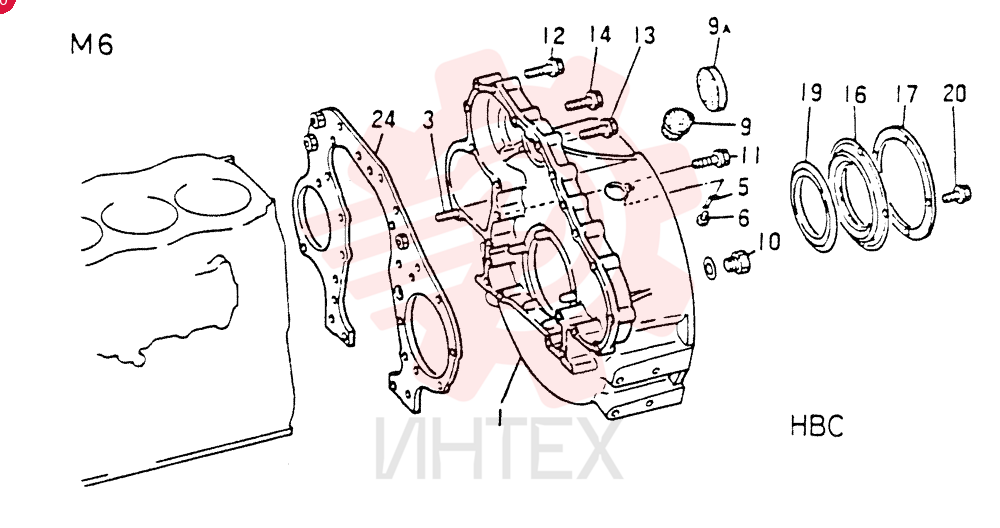 FLYWHEEL HOUSING ASSY
