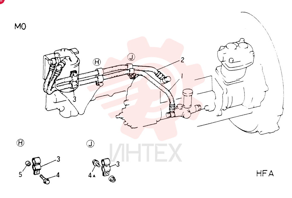 HOSE,FUEL   FEED,PUMP-FILTER- L = 900