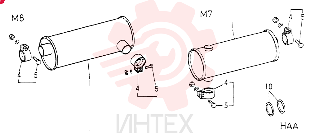 MUFFLER VAME038905