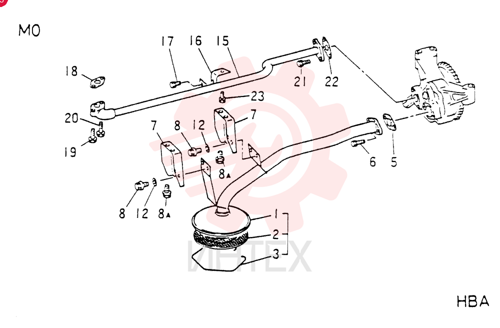 OIL STRAINER ASSY VAME047140
