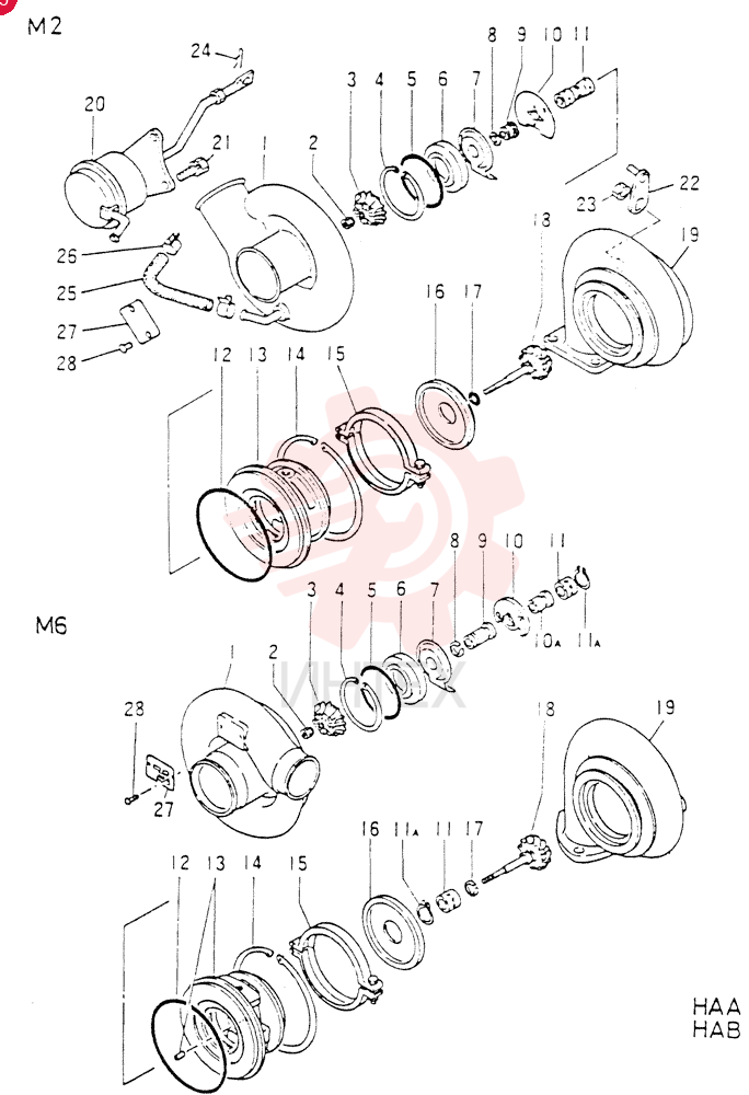 TURBOCHARGER ASSY TC06-17B,FOR M2 ONLY