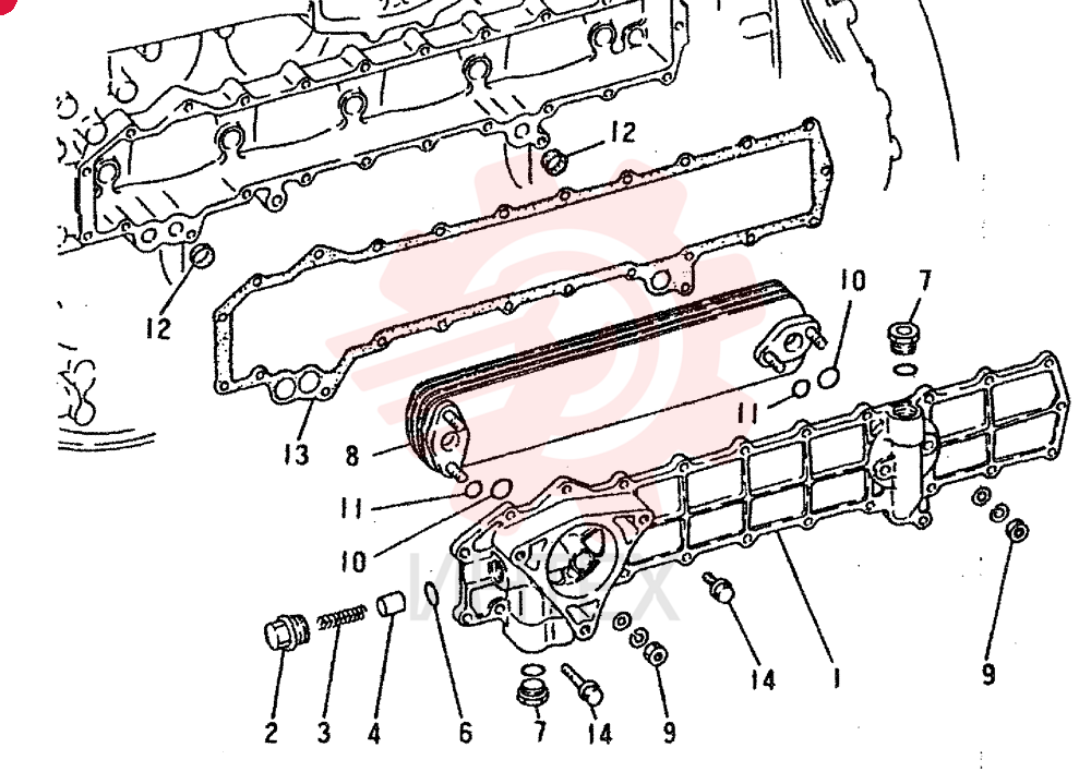 COOLER ASSY. VAME070018