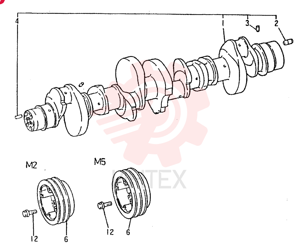 CRANKSHAFT VAME072197 (2)