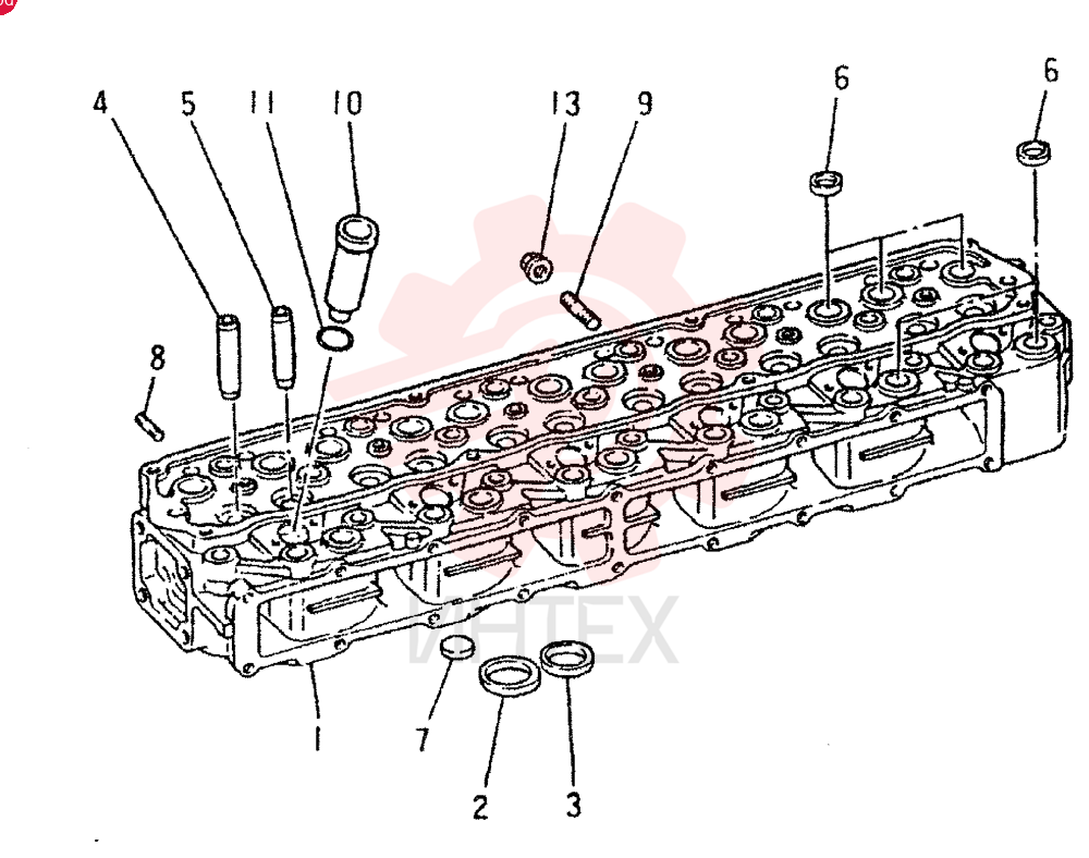 CYLINDER HEAD VAME999907