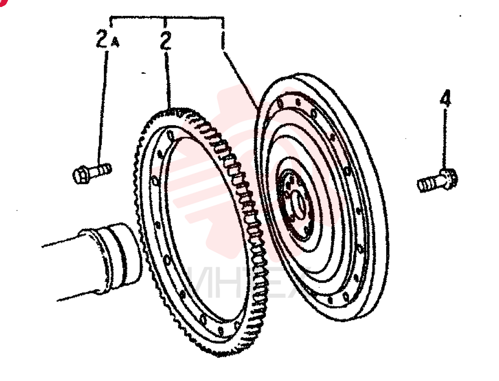 FLYWHEEL ASSY VAME070236