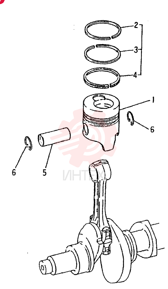 PISTON ASSY VAME072034