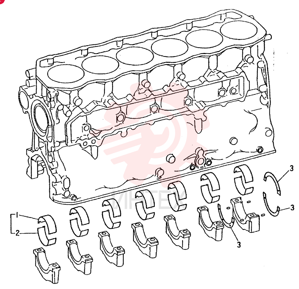 SET OF STD MAIN BRGS VAME999199