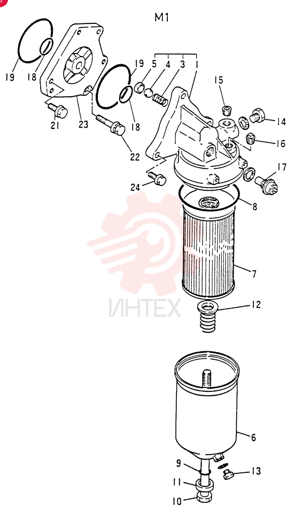 OIL FILTER & ADAPTER ASSY(FOR M8 ONLY) VAME047158 (2)