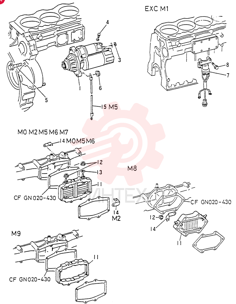 STARTER MOTOR VAME037636 (1)